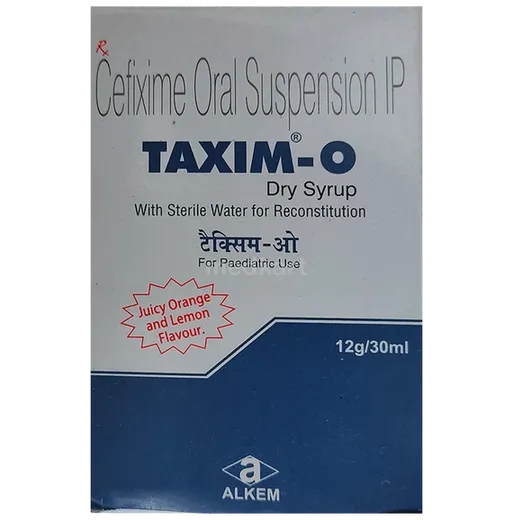 taxim o dry syrup 30 ml